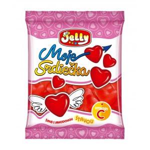JELLY Moje srdíčka-želé s jahodovou šťavou+C vitamin 80g