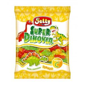 JELLY Super Dino-želé s ovocnou šťavou+C vitamin 80g