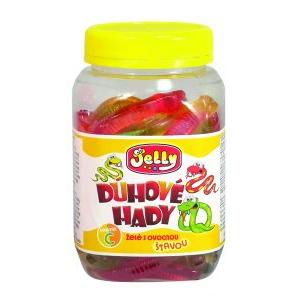 JELLY Duhoví Hadi s ov.šť.+C vitamin (Snakes) 300g