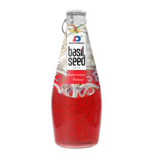 Basil Seed Drink s příchutí vodního melounu 290 ml
